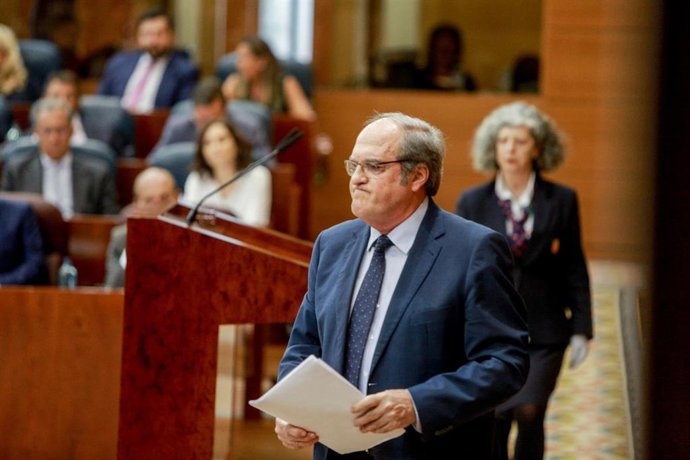 Imagen de recurso del portavoz del PSOE en la Asamblea de Madrid, Ángel Gabilondo.