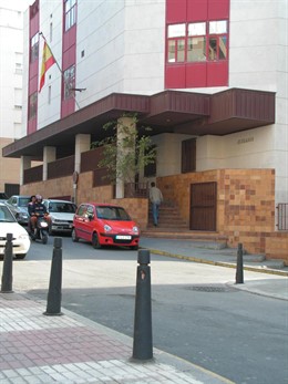 Fachada de la sede de los Juzgados de Ceuta
