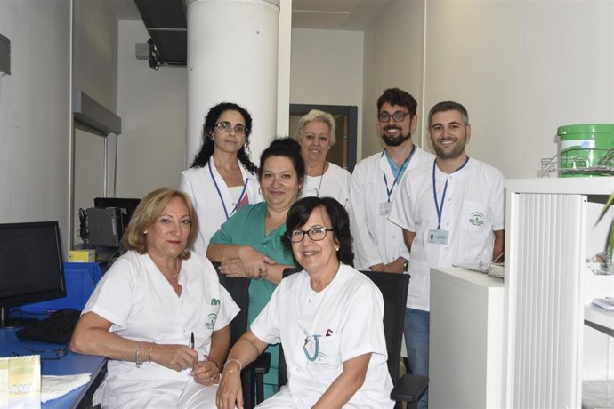 Equipo de telefarmacia del Hospital Reina Sofía