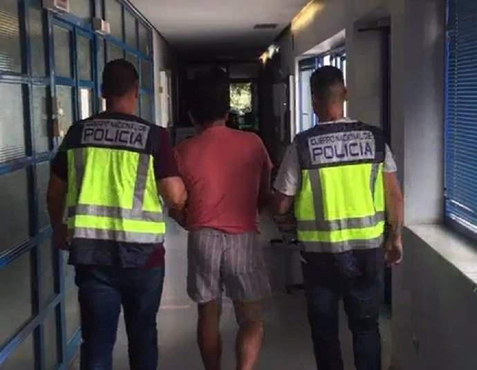 Detención por parte de la Policía Nacional en Marbella