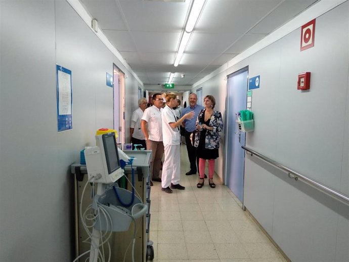 La consellera de Salud de la Generalitat, Alba Vergés, visita el Esic del Hospital Dos de Maig de Barcelona