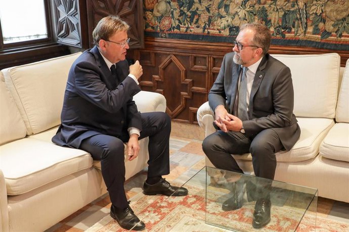 El presidente de la Generalitat, Ximo Puig, y el presidente de la Diputación de Castellón, José Martí.