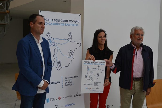 Presentación de una jornada sobre el vino de O Ribeiro y el Camino de Santiago