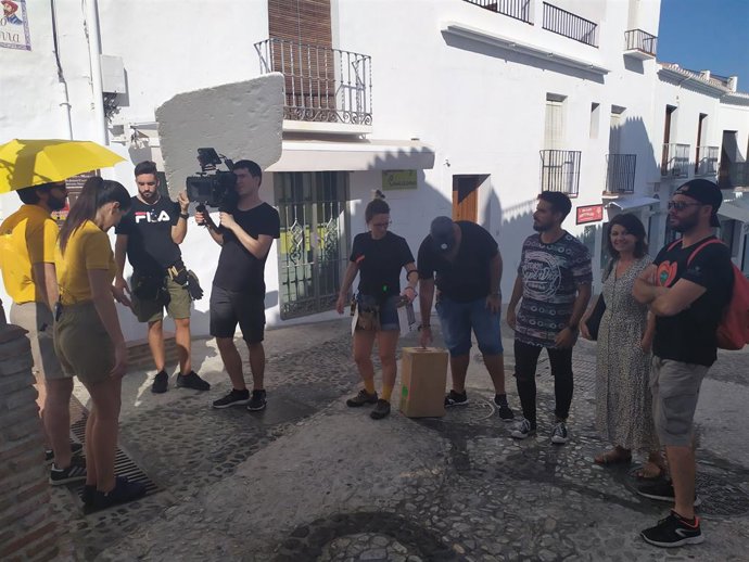 Rodaje de el corto 'Guiadvisor'.