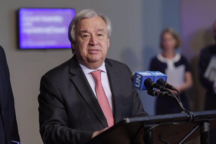 Clima.- Guterres expresa su preocupación por los efectos de 'Dorian' en Bahamas 