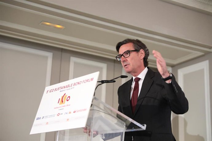 Inauguración del 'V Foro ICO de Bonos Sostenibles' en Madrid