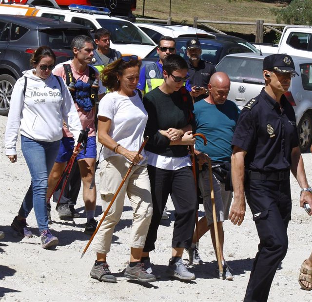 Familares de Blanca Fernández Ochoa en Cercedilla