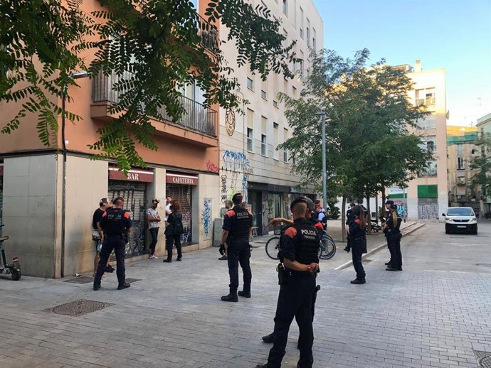 Dispositivo Mossos en La Ribera