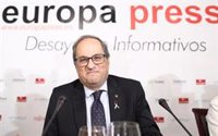 Torra advierte de que responderán a la sentencia con desobediencia civil y avisa que China ha cedido ante Hong Kong