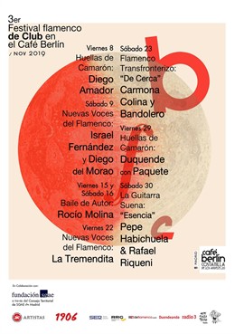 Cartel del III Festival Flamenco de Club