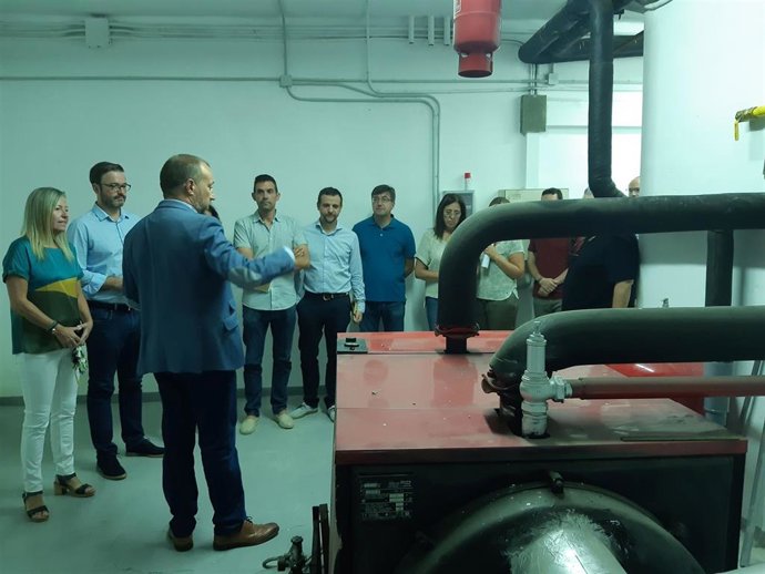 El alcalde de Palma visita las obras en el CEIP Gabriel Vallseca