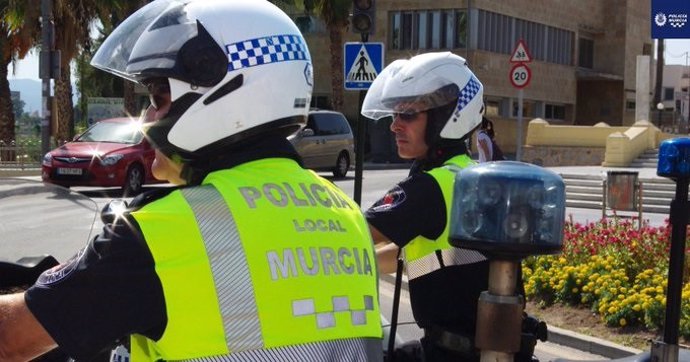 Agentes Policía Local de Murcia, foto de archivo