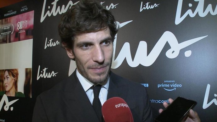 Quim Gutiérrez en el estreno de 'Litus'