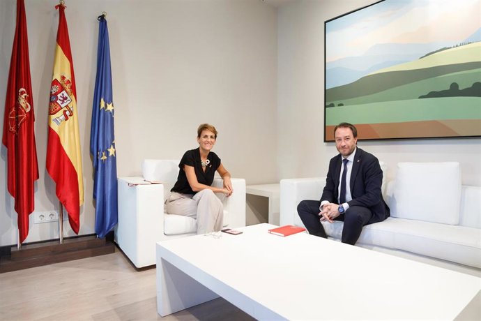 Chivite se reúne con Ramón Gonzalo, rector de la UPNA