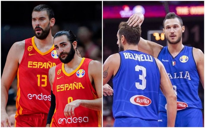 Gasol y Ricky (España) retan a Gallinari y Belinelli (Italia)