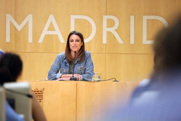 Imagen de archivo de la delegada del área de Cultura, Turismo y Deportes del Ayuntamiento de Madrid, Andrea Levy.