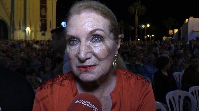 Gloria Mohedano en el concierto de su sobrina Chayo Mohedano