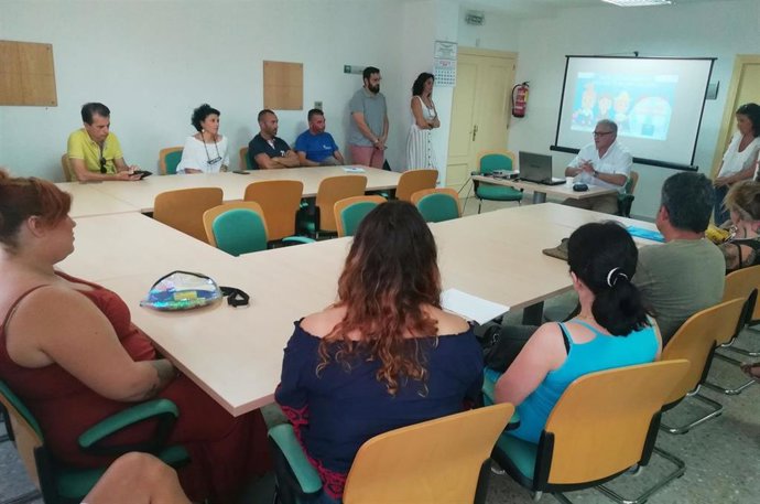 Inauguración de la jornada en el CADE de Pechina