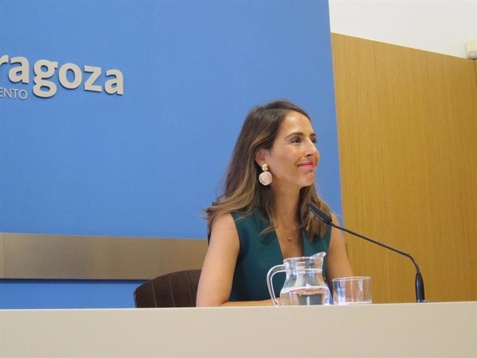 La consejera municipal de Hacienda del Ayuntamiento de Zaragoza, María Navarro.