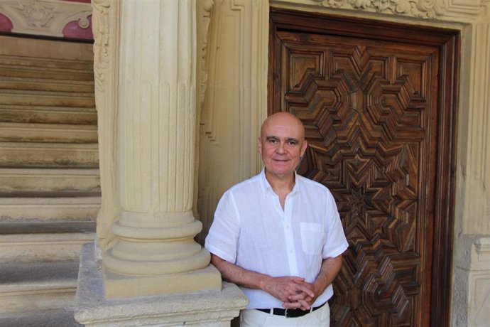 El catedrático de Inmunología José Juan Gaforio en la Sede Antonio Machado de la UNIA.