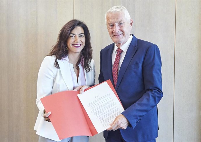 La presidenta del Consejo Superior de Deportes (CSD), María José Rienda, ha visitado el Consejo de Europa en Estrasburgo, donde ha sido recibida por el secretario General, Thorbjorn Jagland