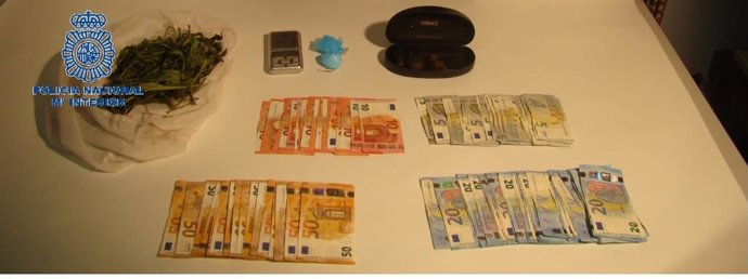 Droga incautada.