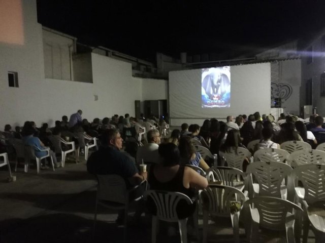 Una de las proyecciones en el Cineverano.