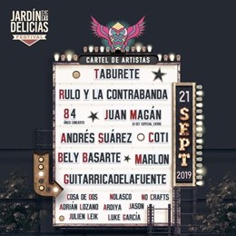 Cartel Festival El Jardín de las Delicias