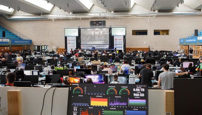 Vista general de la Navarra LAN Party.