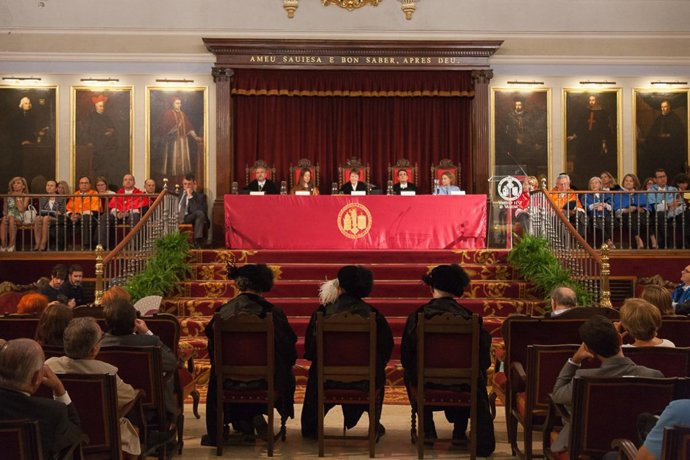 Acto oficial de apertura del curso académico 2019/2020 de la UV.