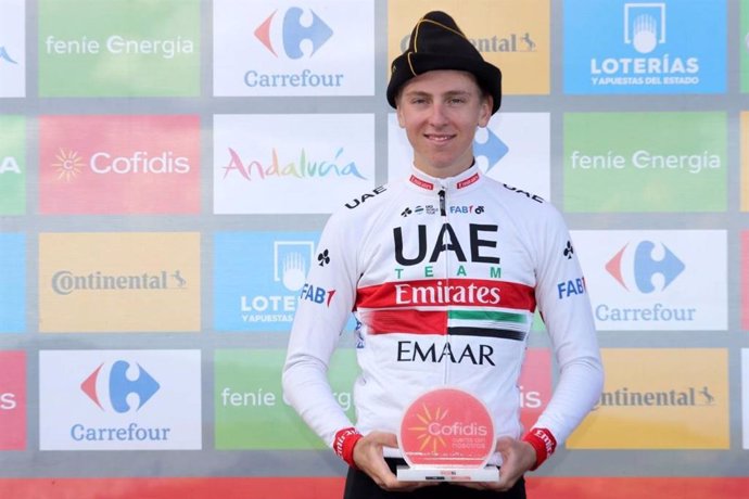 El ciclista esloveno Tadej Pogacar (UAE-Team Emirates).