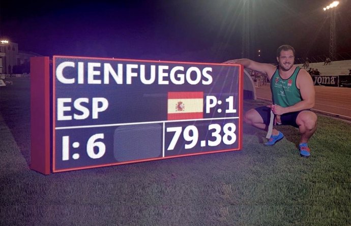 Atletismo.- Cienfuegos vuelve a batir el récord de España y Rojas hace historia 