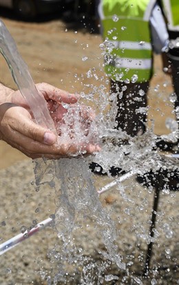 Sondeo de agua realizado por Diputación