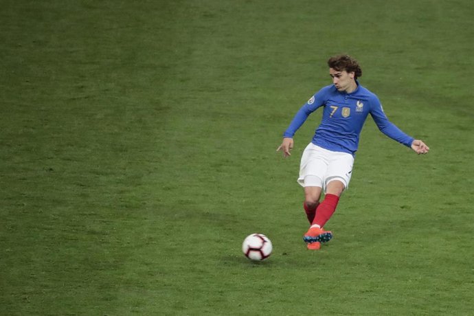 Antoine Griezmann, con la selección de Francia.