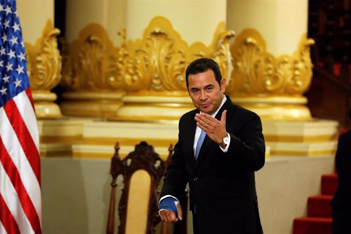 El presidente de Guatemala, Jimmy Morales