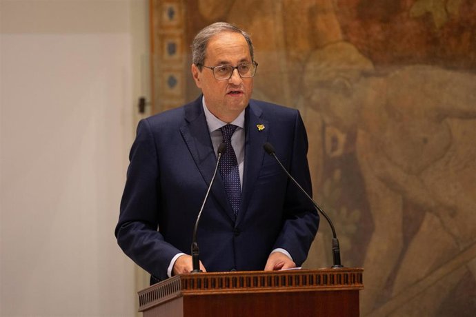 El Presidente Quim Torra. Foto de archivo