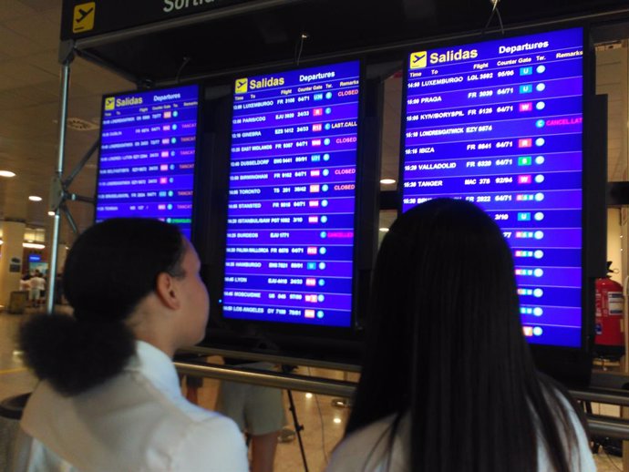 Huelga de Ryanair en el Aeropuerto de Barcelona