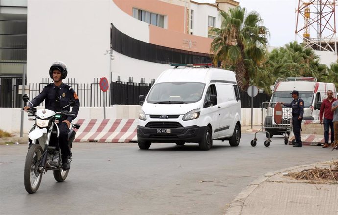 Furgón de la Policía en Marruecos