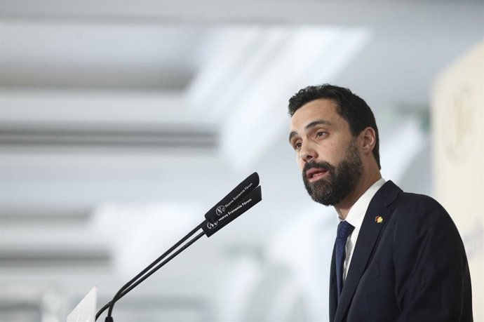 El president del Parlament de Catalunya, Roger Torrent, en una foto d'arxiu. 