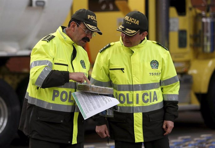 Policías de Colombia