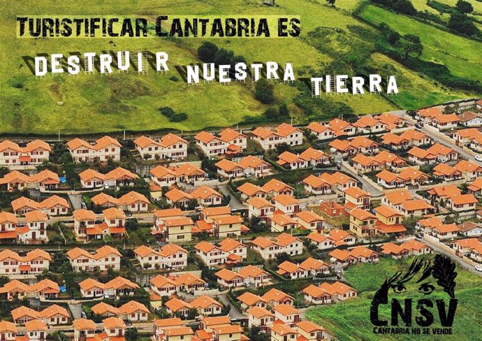 Campaña de Cantabria No se Vende contra la turistificación