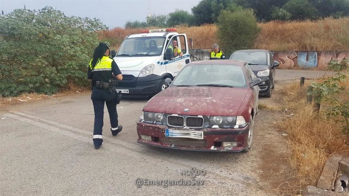 Intervención policial para evitar exhibiciones ilegales de vehículos