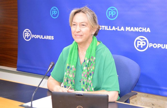 La vicepresidenta segunda de las Cortes de Castilla-La Mancha y diputada regional, Ana Guarinos, en las Cortes.