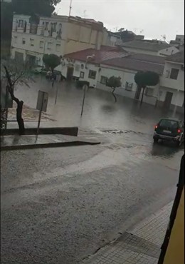 Lluvias en Nerva (Huelva)
