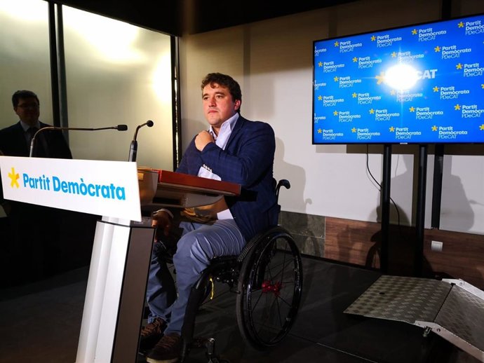 El presidente del PDeCAT, David Bonvehí