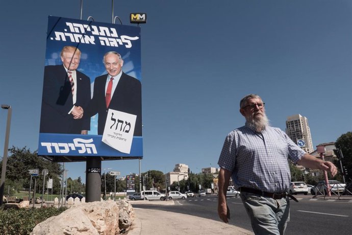 Cartel electoral de Donald Trump y Benjamin Netanyahu