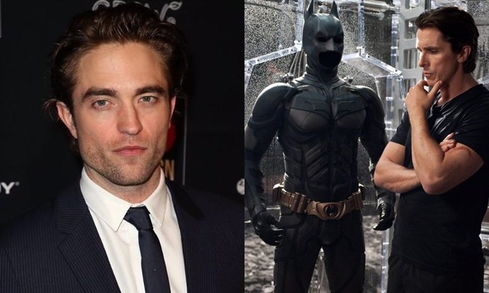 Robert Pattinson y Christian Bale en Batman