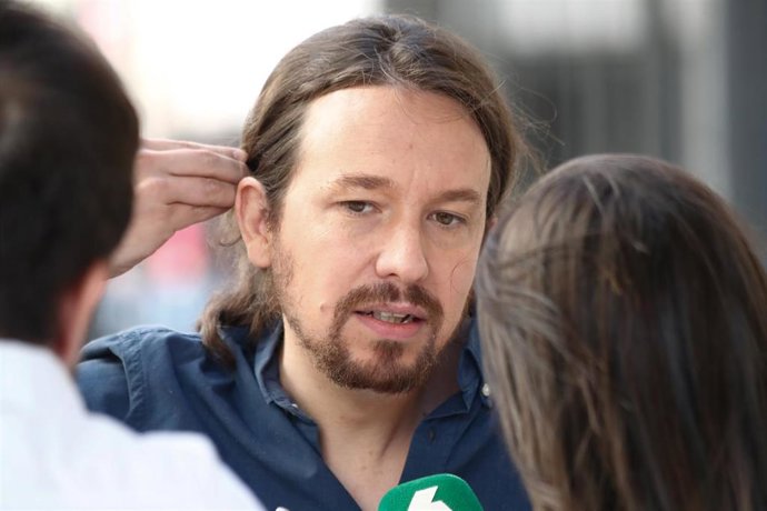 El secretario general de Podemos, Pablo Iglesias