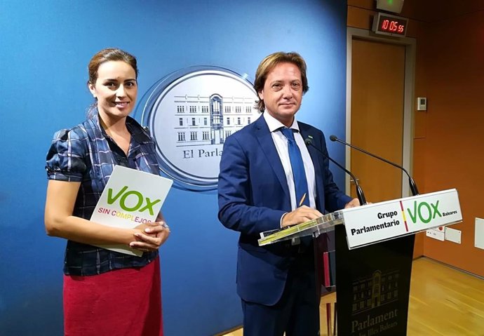 El diputat i portaveu de Vox en el Parlament, Jorge Campos.