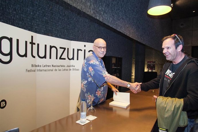 James Ellroy en Azkuna Zentroa en 2015